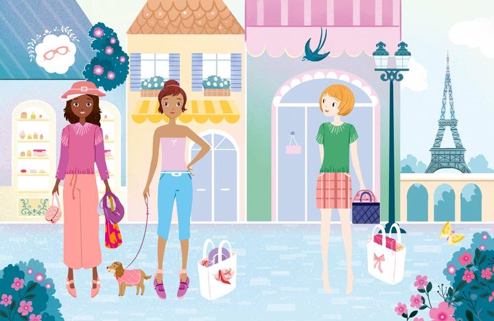 Produktbild Top-Model (Mein glitzerndes Stickerbuch)