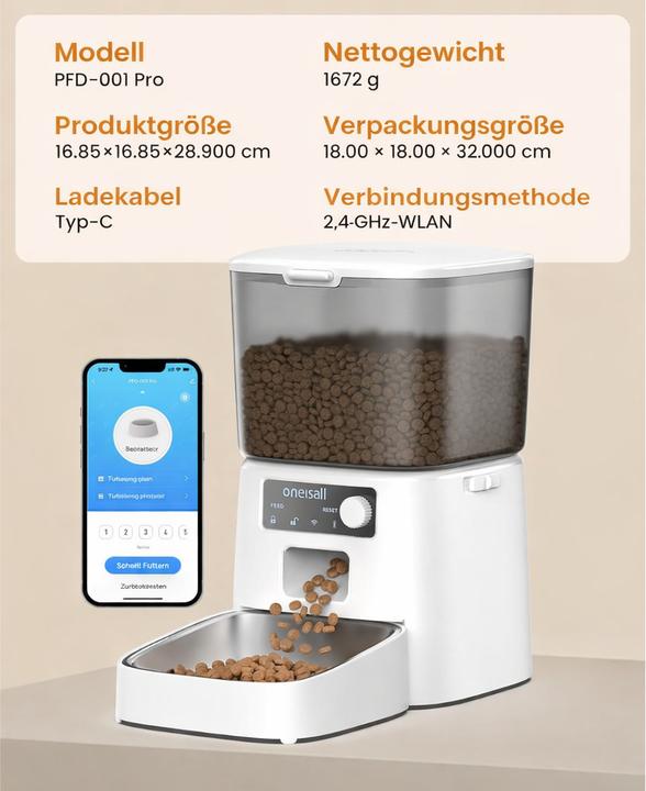 Produktbild Oneisall Futterautomat (350 cl)