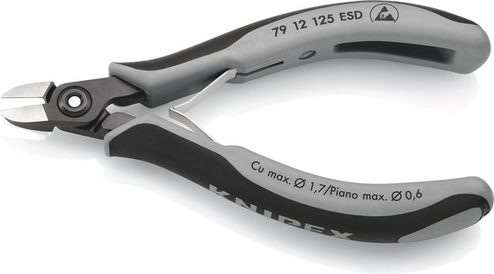 Produktbild Knipex Präzisions-Elektronik-Seitenschneider ESD (125 mm)