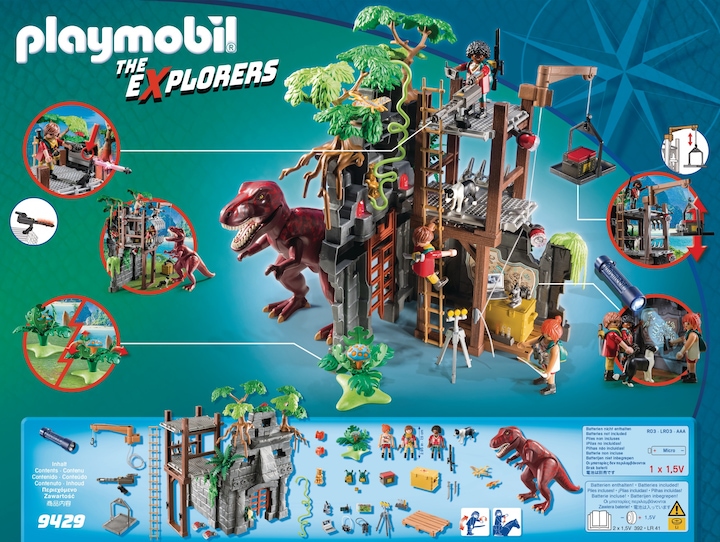 Immagine prodotto Playmobil Campo base con T-Rex (9429)