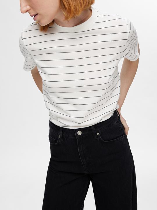 Immagine prodotto Selected Femme Maglietta in cotone a righe (XL)