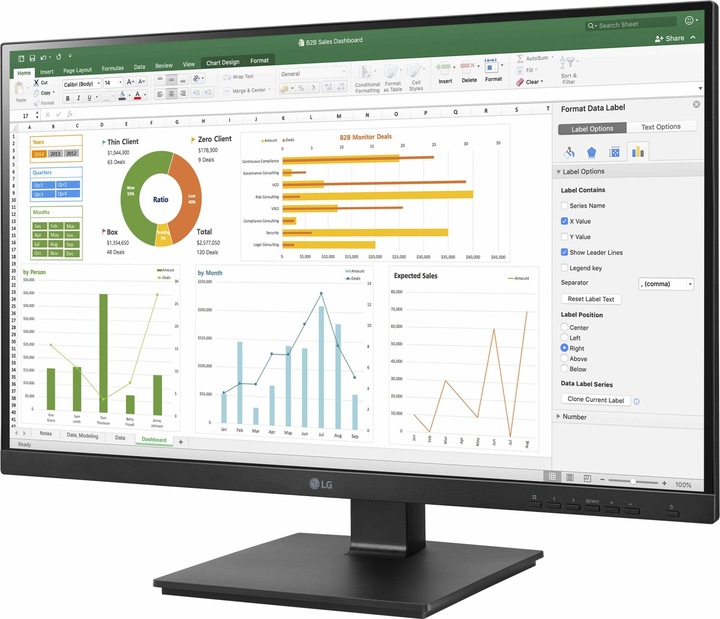 LG 24BN650Y-B (1920 x 1080 pixels, 23.80")