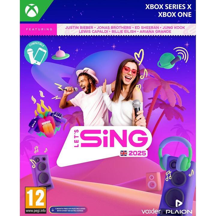 Image du produit Plaion Let's Sing 2025 Version internationale (Xbox One S, Xbox Series X)