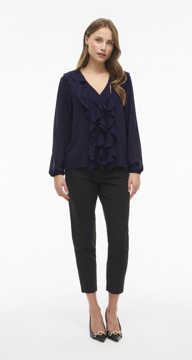 Immagine prodotto Vila VIANE Gerüschtes Oberteil mit langen Ärmeln (42)