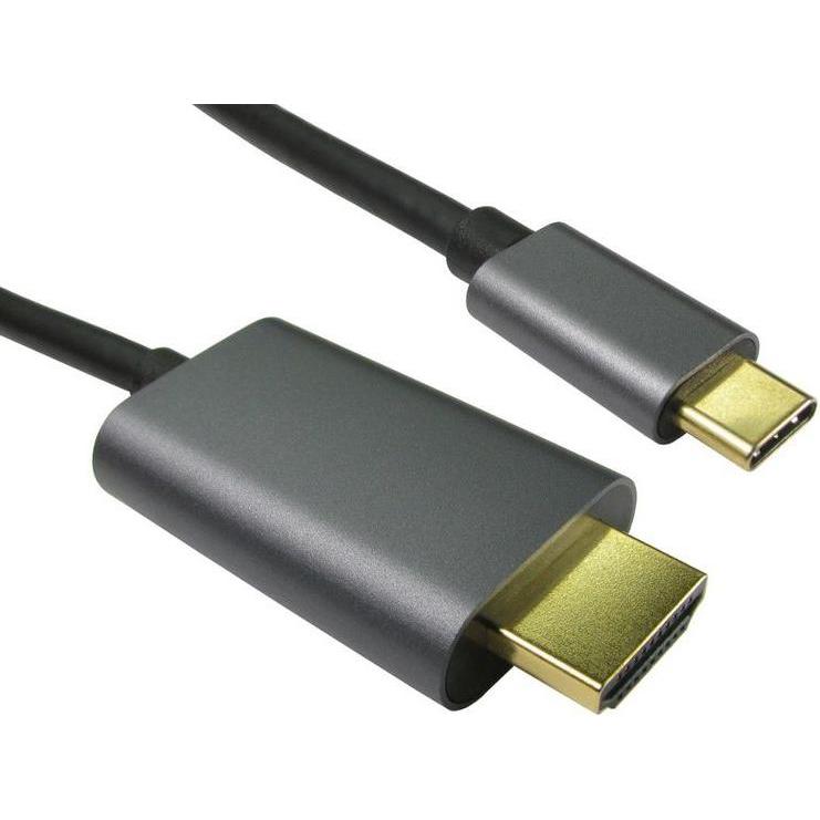 RS PRO Cavo USB, USB C / HDMI, 2m Nero (2 m), Cavo video, Nero