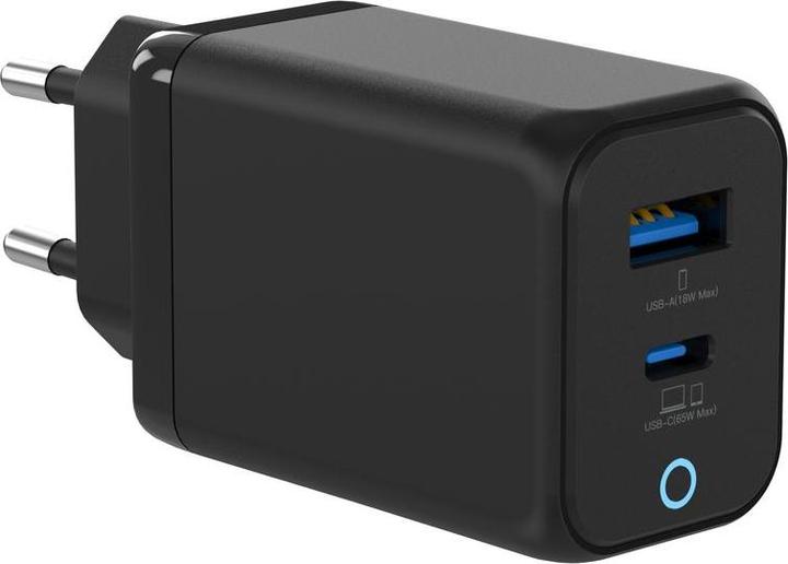Produktbild SIGN Quick charger USB-C & USB-A, PD, 65W - Black (65 W)