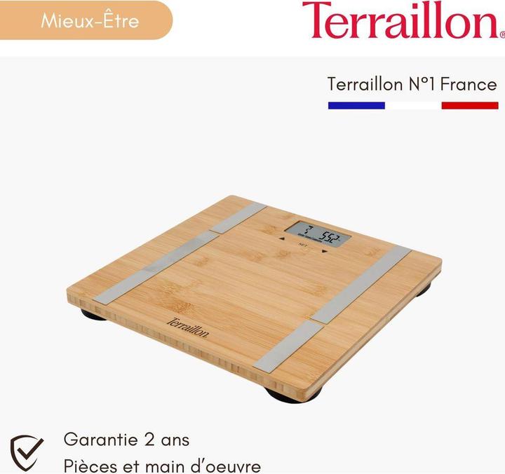 Immagine prodotto Terraillon Bilancia personale Bamboo Fit (180 kg)