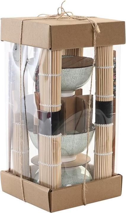 Produktbild DKD Home Decor Sushi-Set 14,5 x 14,5 x 35 cm Steingut Orientalisch (16 Stücke) (16 Stk.)