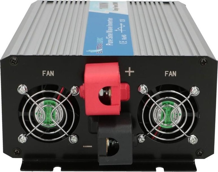 Produktbild Extralink VOLTAGE CONVERTER -,, PURE SINUS OPIP-1000W power adapter/inverter Auto Aluminium