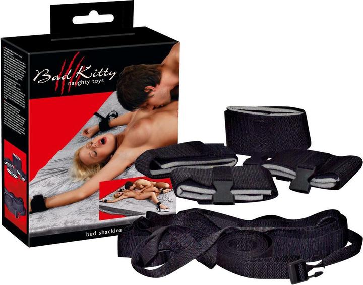 Actual product image Bad Kitty Bettfesselset