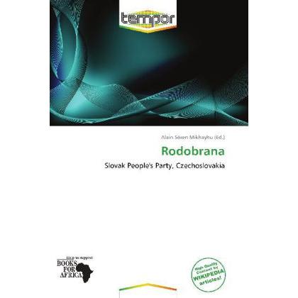 Rodobrana, Fachbücher