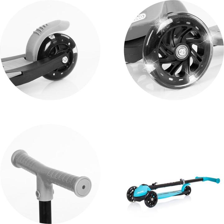 Produktbild Chipolino Kinderroller Robby 3 LED-Räder