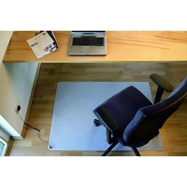 Rs-Office, Bodenschutzmatte, Bodenschutzmatte Yoga Flat ESD 180x120cm grau-marmoriert eckig (180 x 120 cm)