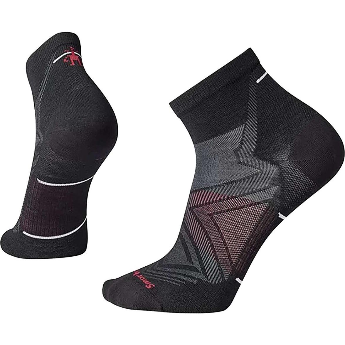 Smartwool, Herren, Sportsocken, Ms Run Zero Cushion Ankle (38 - 41), Schwarz