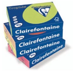 Actual product image Clairefontaine Universal paper, coloured (80 g/m², 500 x, A4)