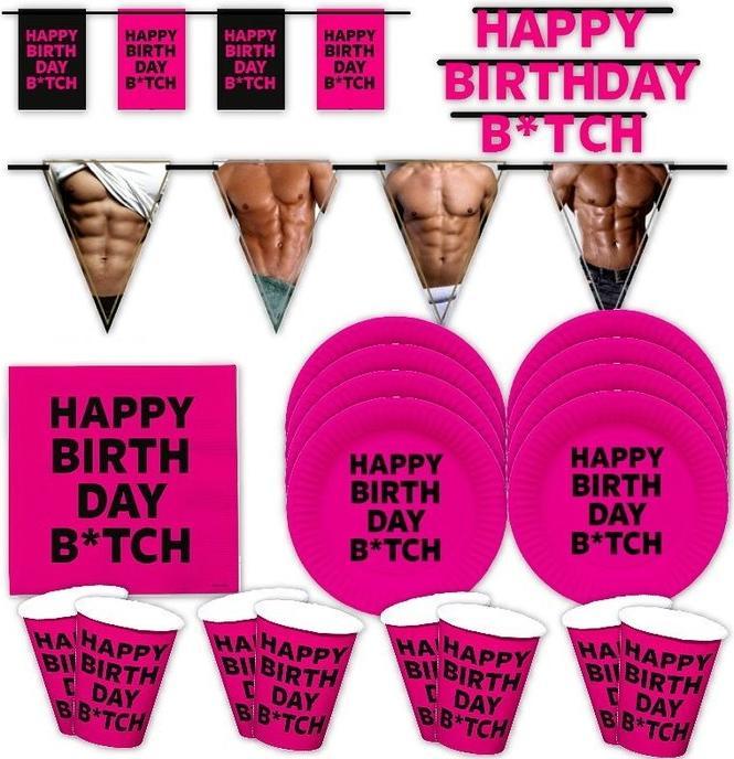 Produktbild Unf Ug Happy Birthday B*itch: Geburtstags-Box für 8 Gäste