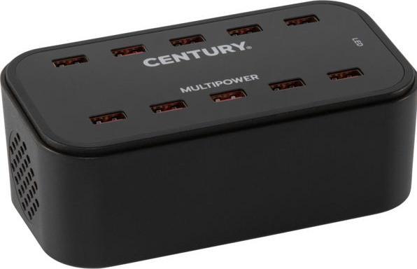 Produktbild Century MULTIPOWER 10-fach USB Ladestation 100-240V 100W IP20 (100 W)