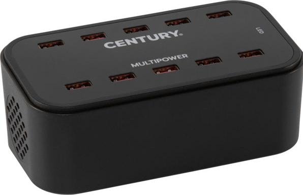 Actual product image Century MULTIPOWER 10-port USB charging station 100-240V 100W IP20 (100 W)