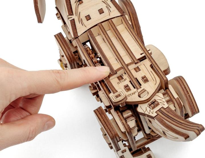 Actual product image Eco Wood Art Puppy - 3D wooden construction kit