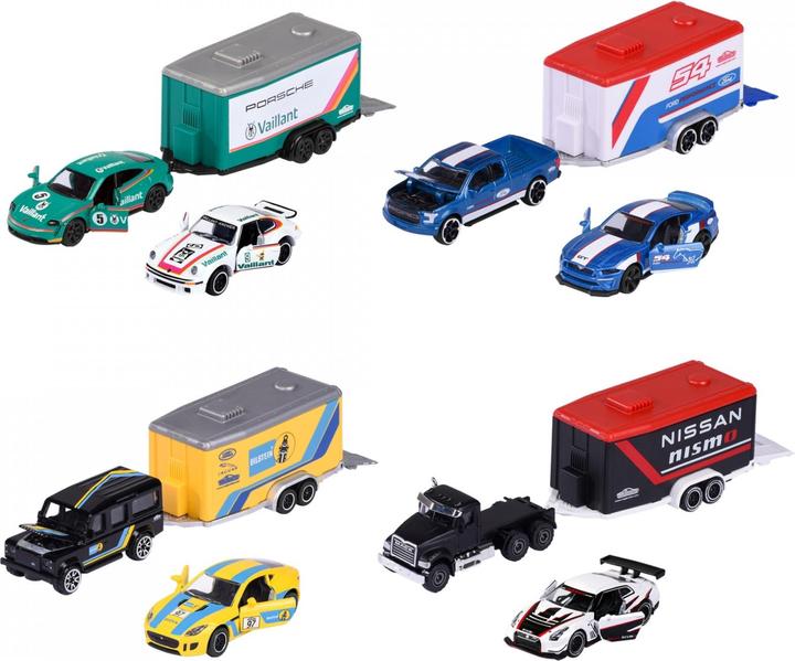 Image du produit Majorette Car Trailer Assortment, 4-sort.