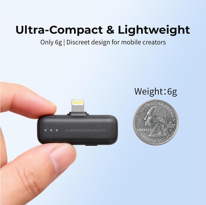 Actual product image SmallRig 5783 S70RX-L Wireless Microphone Receiver (Black)