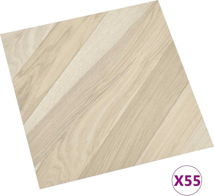 Produktbild vidaXL Quadratische Dielen (PVC Boden, 5.11 m²)