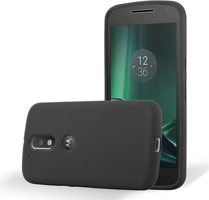 Actual product image Cadorabo TPU Frosted Cover (Motorola Moto G4 Plus, Motorola Moto G4)