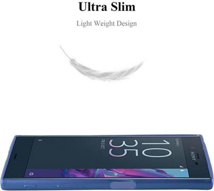 Actual product image Cadorabo TPU Matt Metallic Cover (Sony Xperia XZ)