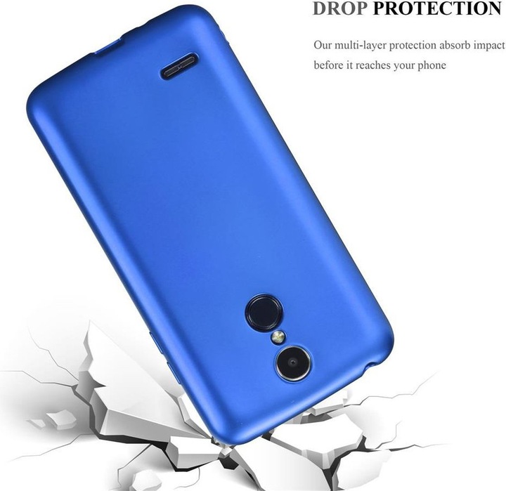 Actual product image Cadorabo TPU Matt Metallic Cover (LG K8 2017)