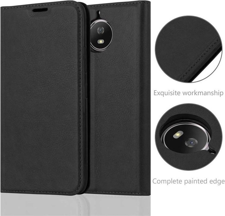 Actual product image Cadorabo Book Invisible Magnet Cover (Motorola Moto G5S)