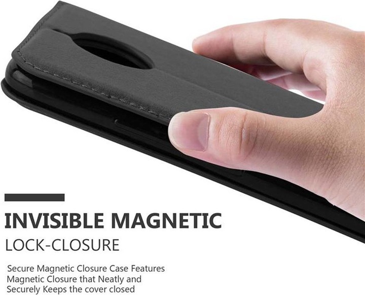 Actual product image Cadorabo Book Invisible Magnet Cover (Motorola Moto G5S)