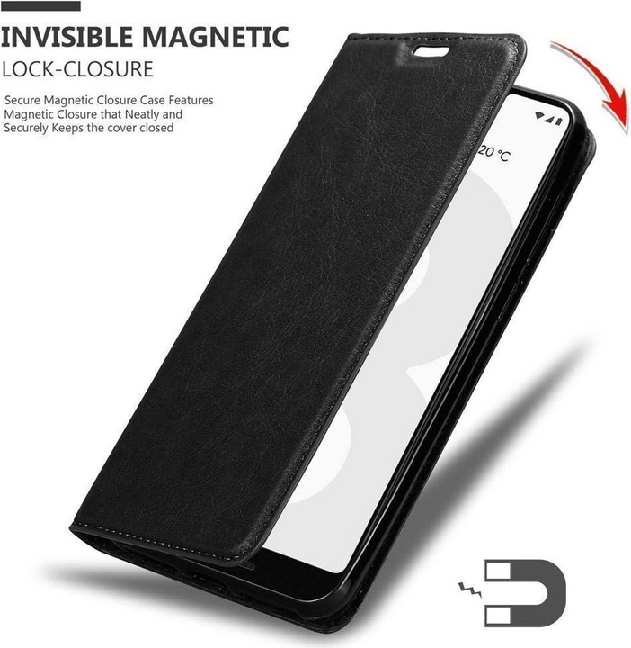 Actual product image Cadorabo Book Invisible Magnet Cover (Google Pixel 3 XL)