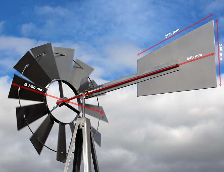 Actual product image Wiltec Wind turbine