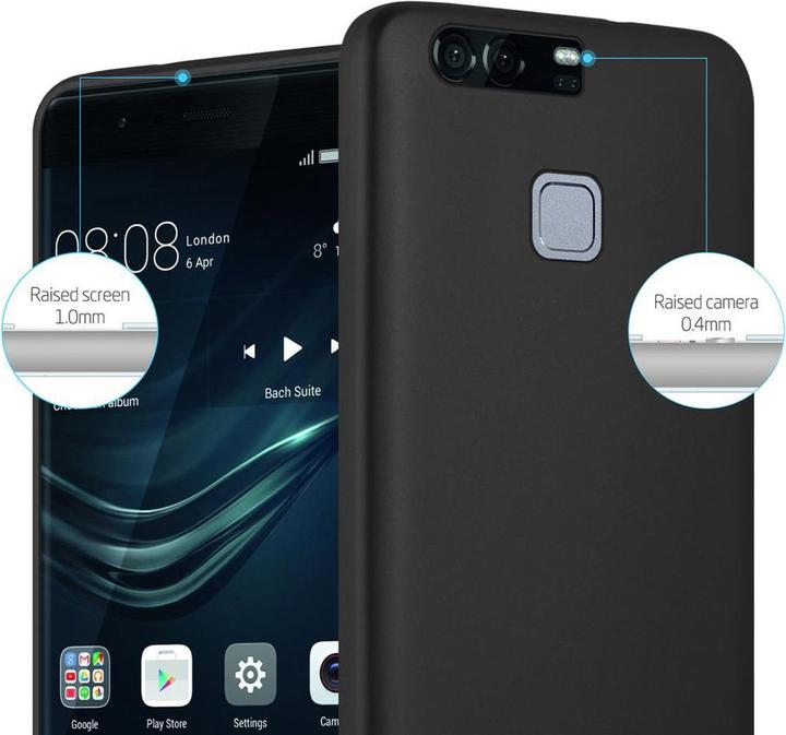 Image du produit Cadorabo Couverture métallique mate TPU (Huawei P9 Plus)