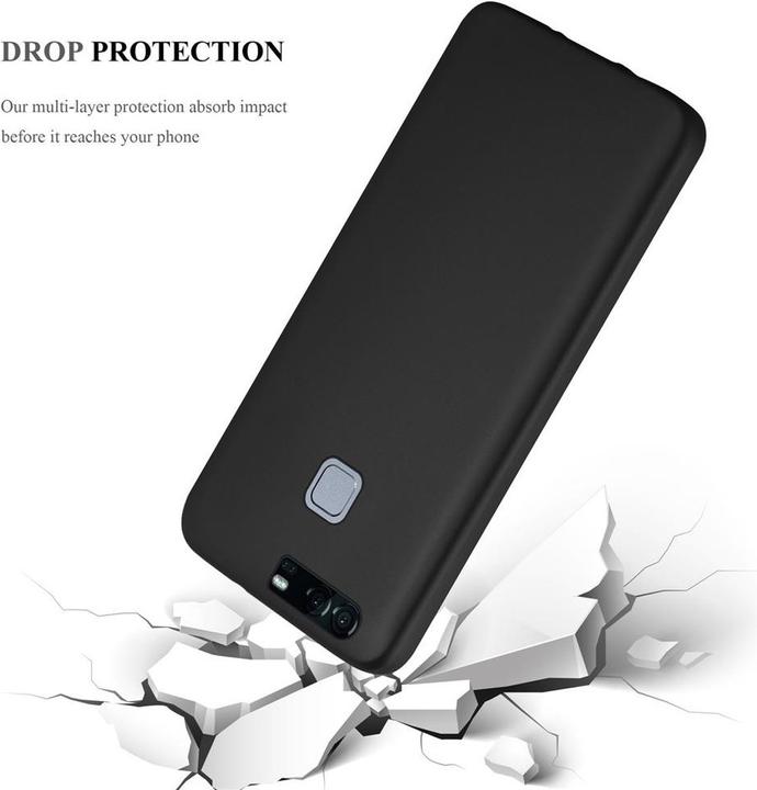 Image du produit Cadorabo Couverture métallique mate TPU (Huawei P9 Plus)