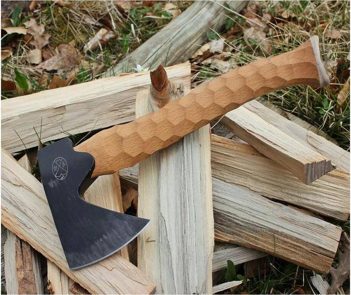 Actual product image Karesuandokniven Metsämies Bushcraft Axe Hätä High Carbon XL