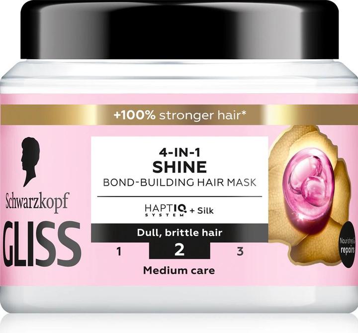 Produktbild Schwarzkopf Gliss Trt Aqua Revive Strengthening Hair Mask 4In1 Shine 400Ml (400 ml)