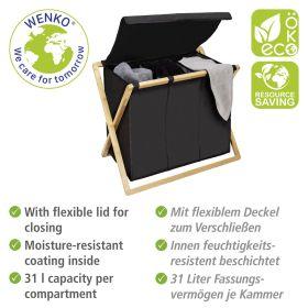 Actual product image Wenko Laundry bin Trio Ecori (31 l)