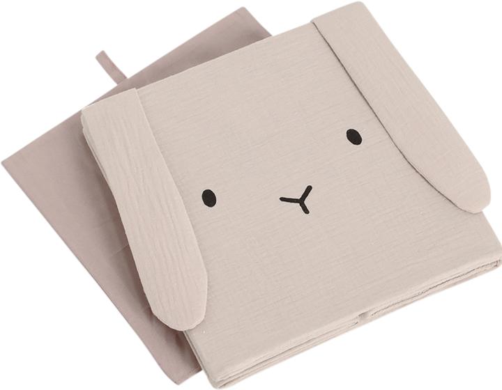 Produktbild Zeller Present Aufbewahrungsbox Hase Musselin 28x28x28 cm (28 x 28 x 28 cm, 21.95 l)