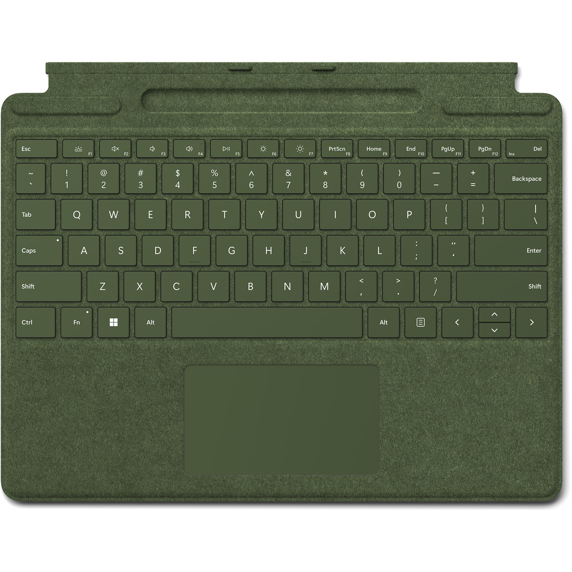 Microsoft Surface Pro Keyboard Verde Cover port QWERTY Italiano (Italiano, Docking), Tastiera, Verde