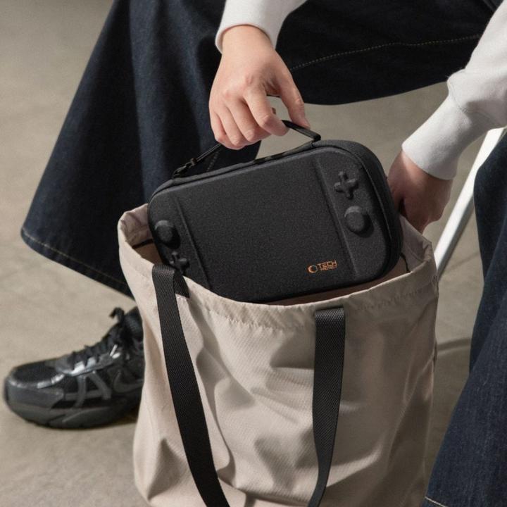 Actual product image Tech-Protect Slim Pouch für Nintendo Switch 2 – Schwarz (Switch 2)