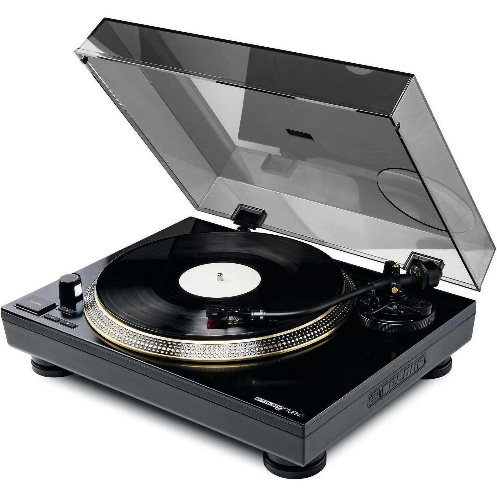 reloop Turn5 (Manuell), Plattenspieler, Schwarz