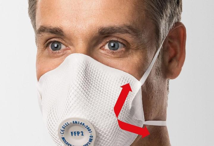 Image du produit Moldex 2535 FFP3 Charcoal Disposable Respirator (FFP3 D, 10x)