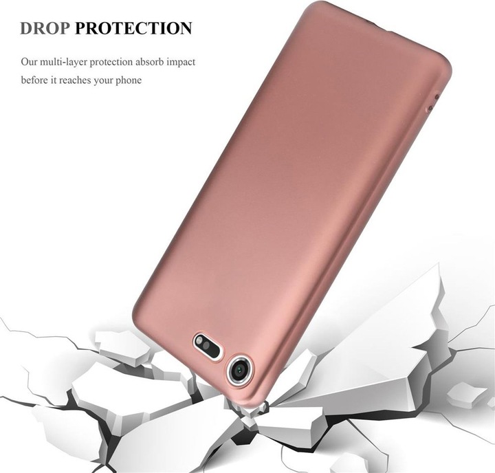 Produktbild Cadorabo TPU Matt Metallic Cover (Sony Xperia XZ Premium)