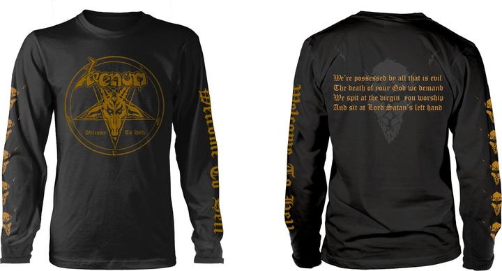 Produktbild Venom Welcome To Hell Gold Print (Longsleeve) (M)
