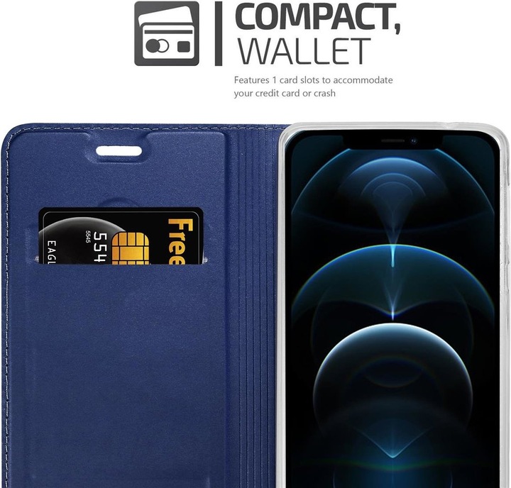 Actual product image Cadorabo Book Classy Style Cover (Apple iPhone 12 Pro Max)