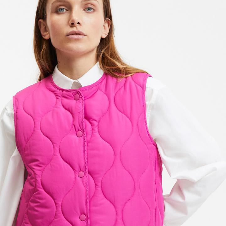Actual product image La Redoute Collections Steppgilet mit Druckknöpfen (34)