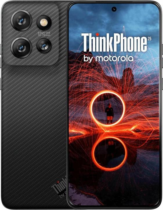 Produktbild Motorola ThinkPhone25 (256 GB, Black, 6.36", Single SIM, 5G)