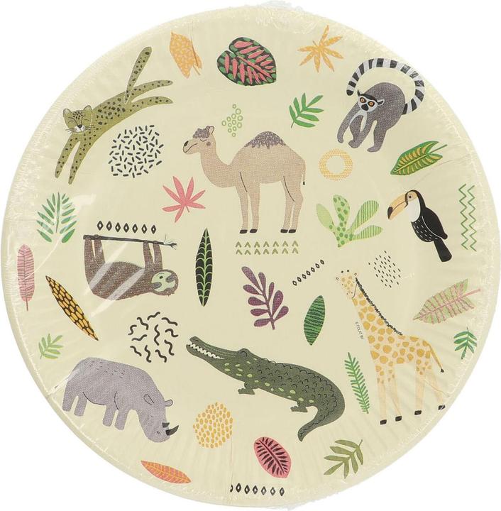 Produktbild Folat Teller Zoo Party, 8St. (8 x)