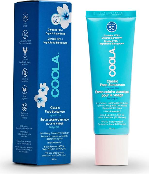 Produktbild Coola Suncare Classic Lotion Fragrance Free (Sonnencreme Gesicht, SPF 50, 50 ml, 50 g)